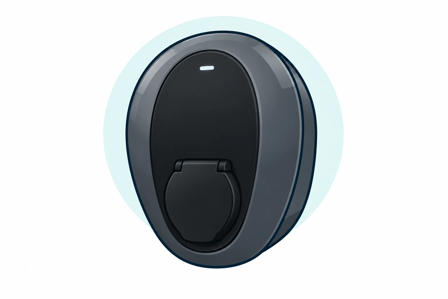 Illustration of Pod Solo 3S, grey and black socketed version